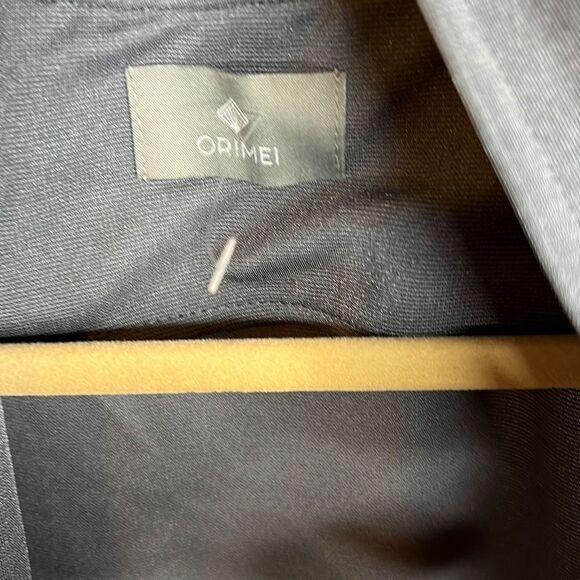 Orimei Ume Women's Packable Coat Open Front Long Sleeve Gray Casual One Size - Picture 4 of 11